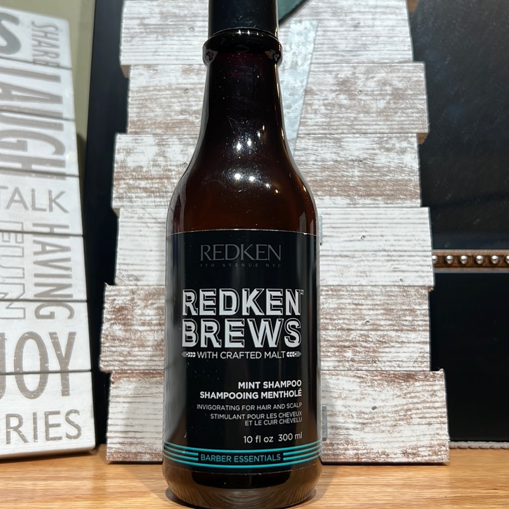 Redken Brews Mint Shampoo for Men. (Salon Grade)